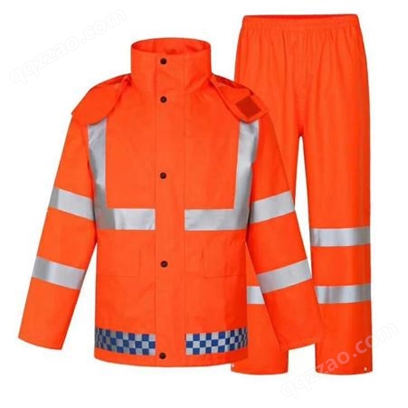 反光雨衣雨裤套装 交通执勤分体 厂家批发环卫工人劳保户外