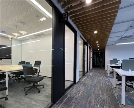 新时兴 定制办公室隔断 玻璃铝合金 玻璃高隔断墙